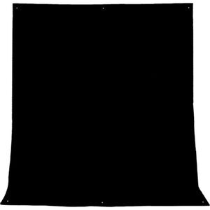 Angler Wrinkle-Resistant Fleece Backdrop for Photography (Black, 9 x 10')